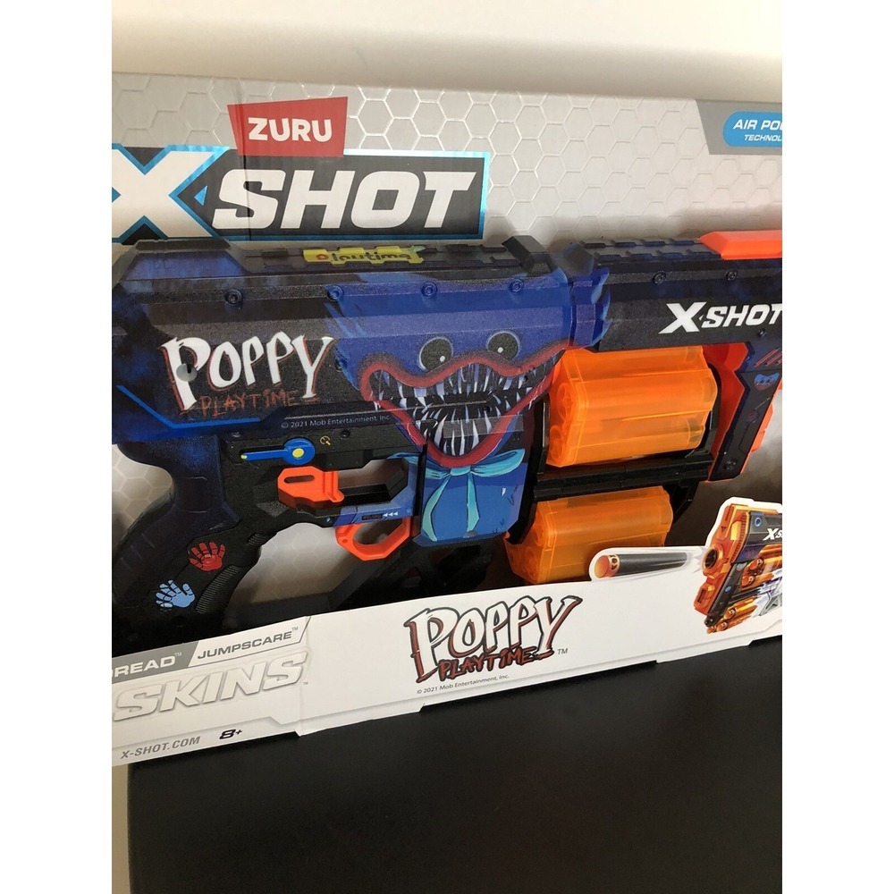 XShot Skins Dread Foam Blaster Poppy Playtime Hedgehog Design NEW